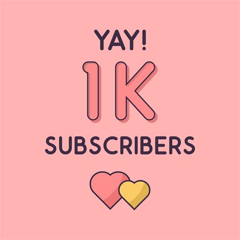 1k subscribers means|More.